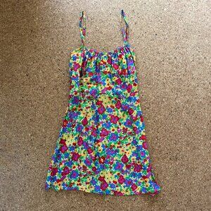 Faithfull the Brand La Ceiba Mini Dress in La Fortuna Floral Size XS